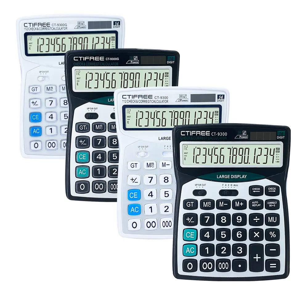 CTIFREE CT-9300G Scientific Calculator Financial Calculadora accounting business stationery 14 digit Electronic Calculator