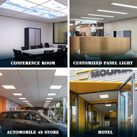 OEM haute efficacité 180lm/W 595*595 2x4 60x60 60x120 1200x300 grand panneau de plafond LED rétro-éclairé commercial carré