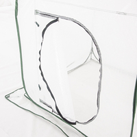 Mini serre Portable en plastique Pop up, tente pliable de culture de plantes de jardin pour la protection