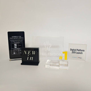 Tùy chỉnh phong cách hiện đại dấu hiệu Acrylic khối bảng trưng bày thương mại cho quảng cáo/triển lãm/Cửa hàng gian hàng khuyến mãi - Product Image 4