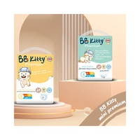 Popok Bayi Sekali Pakai BB Kitty Factory Supply Daya Serap Tinggi, Celana Popok Bayi dengan Lapisan Belakang Bernapas untuk Perawatan Balita