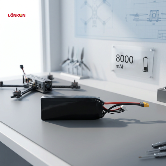 Drone Battery for Heavy Lift Drone OEM / ODM Service High Performance Solution 10000mAh 50C 6S 23.1V LiPo