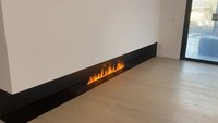 Cheminée électrique à vapeur d'eau en acier avec télécommande WiFi, écologique, tension mondiale, design moderne, utilisation en appartement, insert