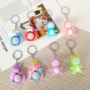 Luminous Cartoon Keychain Resin Animal Shape Key Ring For <b>Backpack</b> Student Gift Charm - Product Image 2