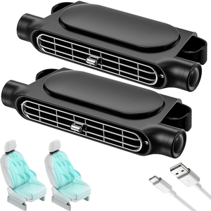 New Product Car Seat Cooling <b>Fan</b> 4000mAh Big Capacity Battery 3 Gears Adjustable Velcro Design Car <b>Fan</b> - Product Image 1