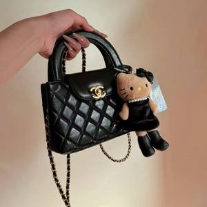 Nero Super morbido peluche gambe lunghe piccola borsa stile profumato piccolo ciondolo <span class=keywords><strong>Hellokitty</strong></span> pendente gioielli appesi - Product Image 6