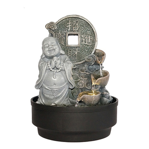 Fontana di Fengshui Budda con moneta per portarti fortunato - Product Image 1