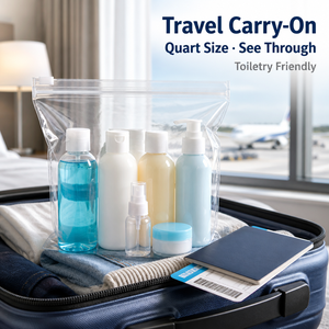 <span class=keywords><strong>Bolsas</strong></span> <span class=keywords><strong>de</strong></span> Viaje con Cierre Hermético, <span class=keywords><strong>Bolsas</strong></span> <span class=keywords><strong>de</strong></span> Plástico Transparente Reutilizables con Cierre <span class=keywords><strong>para</strong></span> Llevar Artículos <span class=keywords><strong>de</strong></span> Aseo, Botellas <span class=keywords><strong>de</strong></span> Champú, <span class=keywords><strong>para</strong></span> el Aeropuerto - Product Image 1