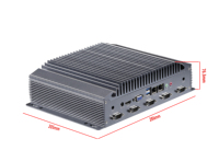 Mini Industrial PC with Intel Core I3 I5 I7 CPUs for Automation Data Collection Embedded PC