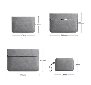 กระเป๋าเอกสารหนัง PU สำหรับใส่คอมพิวเตอร์แบบธุรกิจ <span class=keywords><strong>3</strong></span> in 1 พร้อมช่องใส่แล็ปท็อปกันน้ำและกระเป๋าใส่อุปกรณ์เสริม มีสินค้าในสต็อก - Product Image 2