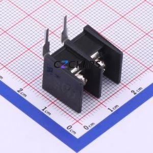 KF35R-8.25-2P Barrier Terminal Block Bent Lead Through Hole,P=8.25mm Connector Two Sides 8.25mm 1x2P Right Angle Pin - Product Image 1