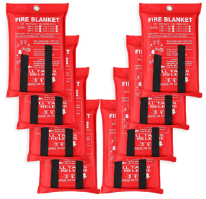 Couverture anti-feu de qualité supérieure, kit de sécurité d'urgence 1x1m, en fibre de verre ignifuge <span class=keywords><strong>pour</strong></span> la maison, la cuisine, l'atelier - Product Image 6