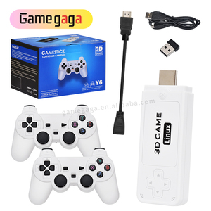 X Y6 เกมสติ๊ก 4K เครื่องเล่นวิดีโอเกมย้อนยุค ระบบ Linux ในตัว มีเกมคลาสสิก 3 มิติ มากกว่า 40000 เกม พร้อมคอนโทรลเลอร์ไร้สายคู่ 2.4G - Product Image 2