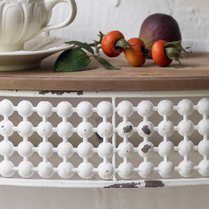 Originalité Nouveau design Style européen Vieux dessus en bois et support de fer Décorations ménagères <span class=keywords><strong>Étagère</strong></span> <span class=keywords><strong>murale</strong></span> suspendue - Product Image 6