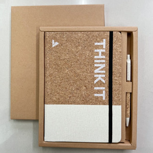 A5 Cork Linen Splicing <strong>Notebook</strong> Environmentally Friendly Cotton <strong>Notebook</strong> Hot Sale Customizable Logo <strong>Campus</strong> - Product Image 4