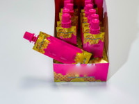 Boîtes cadeaux en carton magnétique en acier dur avec logo personnalisé Pink Pussycat Honey Miel, boîtes d'emballage Rhino VVIP, UV Pink Pussycat