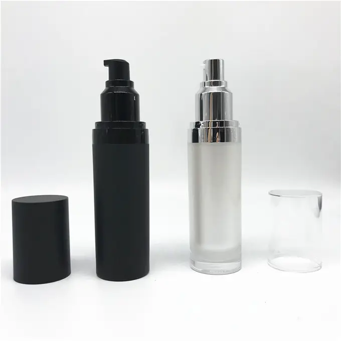 15ml 30ml 50ml Luxury Grey Male Body Cosmetics Tanning Clear Screw Thick Plastic Oil Bottles