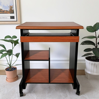 Ekintop Prix Usine Table d'Écriture Mobilier de Bureau Commercial Rangement Bois Ignifuge Ordinateur Bureau Réglable