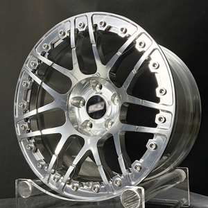 5x114.3 5x127 5x150 6x139.7 Deep Lip 16-24 Inci Velg Beadlock Off-Road Aluminium Alloy Forged untuk Pickup SUV - Product Image 1