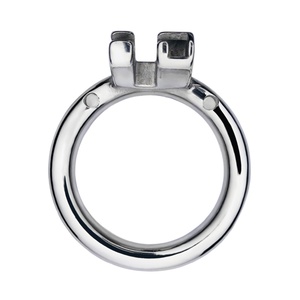 Nuevo Candado de Castidad Masculino FRRK con Cadena de Metal, Candado Retráctil de Acero Inoxidable, Jaula para Pene - Product Image 3