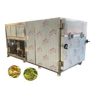 Mesin pengering beku besi tahan karat elektrik peralatan pengering udara baru Restoran penggunaan makanan pengolahan buah sayuran PLC