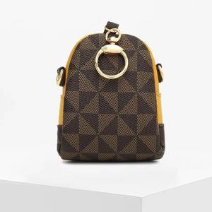 Adorable mini sac à bandoulière personnalisé en cuir PU avec motif de dessin animé, grands yeux d'elfe, porte-clés, porte-monnaie portable - Product Image 4