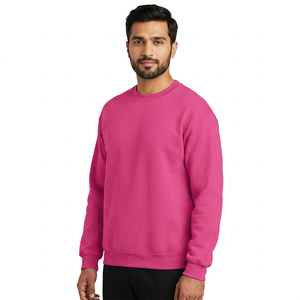 Hot Selling Men's Pullover Hooded <b>Sweatshirts</b> 100% Cotton Oversized Half Zip <b>Velour</b> Custom Logo Printing Lined Design Winter Gym - Product Image 1