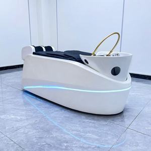 Novedades: Cama de Lavado de Cabello con Circulación de Agua Eléctrica para Spa, Cama de Masaje para Salón de Belleza - Product Image 2