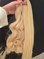 Extensions de cheveux naturels indiens 100% Remy bruts, tissage double trame à la machine, toutes couleurs disponibles pour salon