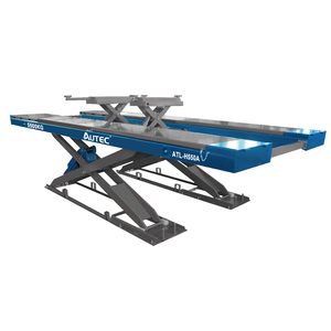 Vente flash : élévateur à ciseaux hydraulique de 5,5 tonnes, élévateur à ciseaux électrique automatique pour l'alignement des roues, deux vérins pneumatiques, élévateurs de voiture - Product Image 1