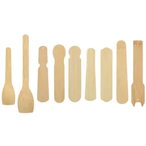 Factory price customized shape bamboo ice cream stick popsicle stick