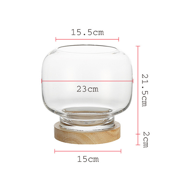 21,5 cm Avec la base