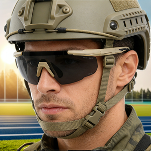 Gafas de Seguridad Deportivas ANSI Z87.1 Plus, Venta al por Mayor de Fábrica, Montura TR90, Lentes de PC Gruesas, Protección UV400, Estuche para Gafas - Product Image 2