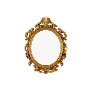 New French-vintage Carved Oval Wall-mounted Bathroom Vanity <strong>Mirror</strong> D&eacute;cor Panel Large Small Full Length <strong>Moroccan</strong> <strong>Style</strong> - Product Image 5