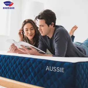 Dillant Giường Đôi Vua Kích Thước Gel Cao Su Thiên Nhiên Memory Foam Nệm Cuộn Lên Túi Mùa Xuân Nệm Trong Một Hộp - Product Image 1