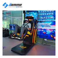 Machine de jeu de réalité virtuelle 9D avec chaise VR de rotation de 360 degrés pour simulateur de vol de terrain de jeu intérieur de vidéos 360 Vr