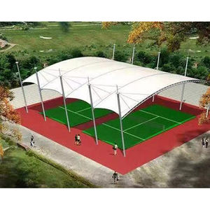 Les fabricants fournissent des tentes de terrain de basket-ball en structure acier, des tentes de terrain de padel avec toit en membrane tendue en PVDF imperméable. - Product Image 4