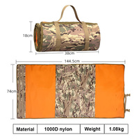 Coussin de pique-nique et de camping portable, épaissi, durable, en nylon imperméable, camouflage minimaliste, toutes saisons, pour la chasse