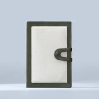 Carnet de journal personnalisé en cuir doublé A5 Journal à couverture rigide personnalisé avec papier ligné épais