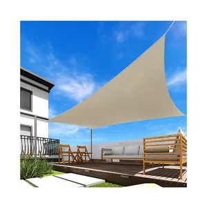 100% new hdpe Qatar Soccer Stand outdoor playground sun shade sail 2.5 m x 2.5 m waterproof outdoor