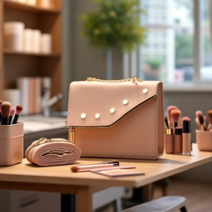 Bolso Bandolera Organizador de Maquillaje Daria para Mujer, de Cuero Vegano, 1-3L, para Adultos - Product Image 2