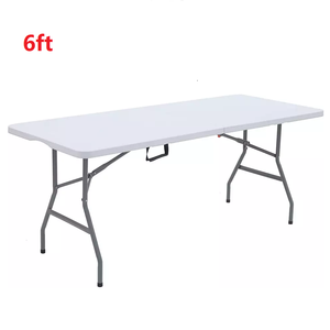 Tùy chỉnh 6ft 4ft nhựa tròn hình chữ nhật GẤP + bảng gấp Ăn Dã Ngoại bảng - Product Image 6