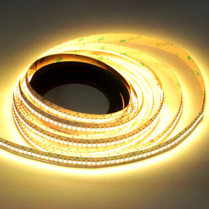 Tira de luces LED RGB para correr inteligente, 5 M/rollo, 12mm, DC24, control remoto, IP67, emisión blanca cálida, WIFI, SMD2835, PVC, certificado ROHS - Product Image 1