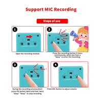 Nuevo Módulo de Audio con Chip Bluetooth de 16MB, Botón de Encendido, Módulo de Sonido DIY para Grabar Voz en Peluches