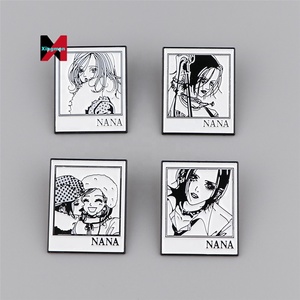 Chica de dibujos animados Anime <span class=keywords><strong>NANA</strong></span> Broches de metal Esmalte Pin de solapa - Product Image 3