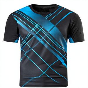 Vêtements d'arbitre professionnels en gros, maillot d'arbitre de football en maille unie, uniforme d'arbitre de football bleu - Product Image 2