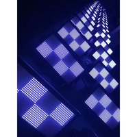 BOTAI Lumière stroboscopique LED 120 zones à impact élevé 1-30Hz 32bit Gradation linéaire RGBW Matrix Light pour les affichages de véhicules contrôlés DMX512