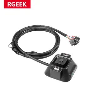 RGEEK-controlador de potencia con cable para PC de escritorio, botón de Reinicio de encendido/apagado HDD, accesorio de ordenador