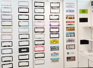 Xe nhựa Giấy phép số tấm khung xe rõ ràng tấm giấy phép bao gồm số khung bao USA chất lượng cao Số tấm bìa - Product Image 4