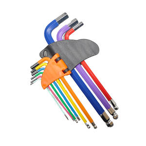 CRV Steel Color-Coded Ball End Hex Torx Key <b>Set</b> Metric High <b>Torque</b> Allen Wrench Tool Kit - Product Image 3